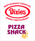 Logo Dixie et Pizza Shack Petit-Rocher